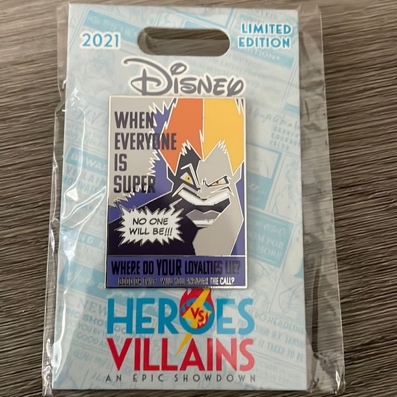 Limited edition villain pin Incredibles - Picture 1 of 1